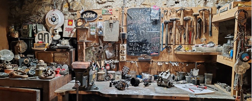 atelier lumière d'automobile