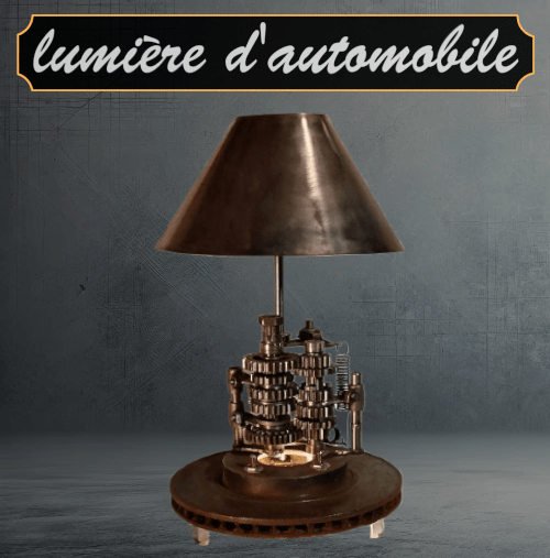 Lampe moteur, création Lumière d'automobile, Corrèze
